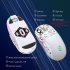 2 4G Wireless Mouse 3600 DPI Wireless Mouse Ergonomic Gaming Mouse RGB Lighting Type C Rechargeable For PC Laptop Computer T90RGB 3 mode charging  black