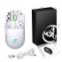 2 4G Wireless Mouse 3600 DPI Wireless Mouse Ergonomic Gaming Mouse RGB Lighting Type C Rechargeable For PC Laptop Computer T90RGB 3 mode charging  white