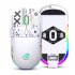 2 4G Wireless Mouse 3600 DPI Wireless Mouse Ergonomic Gaming Mouse RGB Lighting Type C Rechargeable For PC Laptop Computer T90RGB 3 mode charging  white
