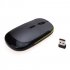2 4G Wireless Mouse USB 2 0 Receiver Super Slim Mini Cute Optical Wireless Mouse USB Right Scroll Mice for Laptop PC Video Game  black
