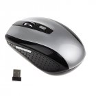 2 4GHZ Portable Wireless Mouse Cordless Optical Scroll Mouse for PC Laptop Sliver