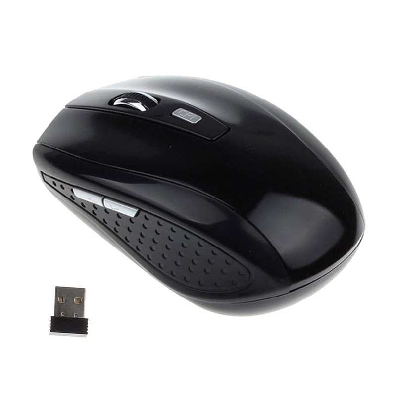 2.4GHZ Portable Wireless Mouse Black