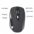 2 4GHZ Portable Wireless Mouse Cordless Optical Scroll Mouse for PC Laptop  gray
