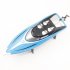 2 4GHz 4CH 25KM h High Speed Mini Racing RC Boat Speedboat Ship with Water Cooling System Flipped for Kid Toys Gift As shown