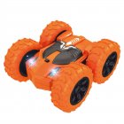 2.4GHz Mini RC Cars 360 Degree Flip Double Side Stunt Car Rechargeable Remote Control Vehicle Model Toys For Boys Girls Birthday Xmas Gifts orange
