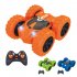 2 4GHz Mini RC Cars 360 Degree Flip Double Side Stunt Car Rechargeable Remote Control Vehicle Model Toys For Boys Girls Birthday Xmas Gifts green