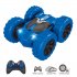 2 4GHz Mini RC Cars 360 Degree Flip Double Side Stunt Car Rechargeable Remote Control Vehicle Model Toys For Boys Girls Birthday Xmas Gifts green