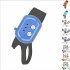 2 4GHz Mini RC Stunt Car 4WD Watch Gesture Sensor Drift Car Remote Control Climbing Car For Boys Girls Christmas Gifts Blue Watch 1 8