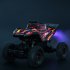 2 4GHz Remote Control Climbing Car with Light Spray 4WD Rechargeable Eletric Off road Vehicle Toys Red