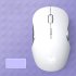 2 4GHz Wireless Mute Mouse 4 Keys 1600dpi 3 Levels Dpi Rechargeable Mouse Controller For Office Computer Notebook pink