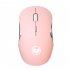 2 4GHz Wireless Mute Mouse 4 Keys 1600dpi 3 Levels Dpi Rechargeable Mouse Controller For Office Computer Notebook Mint Green