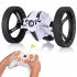 2 4Ghz Wireless Bounce Car with Remote Control LED Double Sided Tumbling High Speed Rotating  black