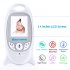 2 4Ghz wireless baby monitor with temperature sensor brings you views of your child as they sleep and lets you soothe them with lullabies if they wake