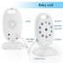 2 4Ghz wireless baby monitor with temperature sensor brings you views of your child as they sleep and lets you soothe them with lullabies if they wake