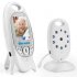 2 4Ghz wireless baby monitor with temperature sensor brings you views of your child as they sleep and lets you soothe them with lullabies if they wake