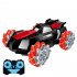 2 4g Four wheel Drive Remote Control Racing Car Rechargeable 360 Degree Rotating Lateral Drift Stunt Car With Light red