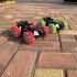 2 4g Four wheel Drive Remote Control Racing Car Rechargeable 360 Degree Rotating Lateral Drift Stunt Car With Light red