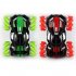 2 4g Four wheel Drive Remote Control Racing Car Rechargeable 360 Degree Rotating Lateral Drift Stunt Car With Light red