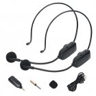 2.4g Head-mounted Wireless Microphone Plug Play Teacher Conference Speech Loudspeaker Mic System With Receiver 1 to 2