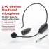 2 4g Head mounted Wireless Microphone Plug Play Teacher Conference Speech Loudspeaker Mic System With Receiver 1 to 2