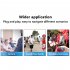 2 4g Head mounted Wireless Microphone Plug Play Teacher Conference Speech Loudspeaker Mic System With Receiver 1 to 2