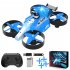 2 4g Mini Drone Headless Mode Altitude Hold One Key Take Off Landing 3D Flip RC Helicopter Model Toys Blue