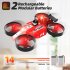 2 4g Mini Drone Headless Mode Altitude Hold One Key Take Off Landing 3D Flip RC Helicopter Model Toys Blue