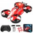 2 4g Mini Drone Headless Mode Altitude Hold One Key Take Off Landing 3D Flip RC Helicopter Model Toys Blue