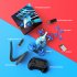 2 4g Mini Drone Headless Mode Altitude Hold One Key Take Off Landing 3D Flip RC Helicopter Model Toys Blue