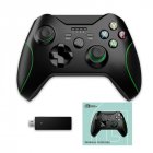2.4g Non-slip Wireless Game  Controller With Indicator Leds 360 Degrees Ergonomic Design Dual Vibration Function Compatible For Xbox One Ps3 Handle + receiver + colorful box