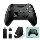 2 4g Non slip Wireless Game  Controller With Indicator Leds 360 Degrees Ergonomic Design Dual Vibration Function Compatible For Xbox One Ps3 Handle   receiver  