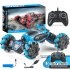 2 4g RC Car Twist Stunt Car Gesture Sensor Voice Control Drift Vehicle Toys with Light Music Single Control Red