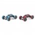 2 4g RC Car Twist Stunt Car Gesture Sensor Voice Control Drift Vehicle Toys with Light Music Single Control Blue