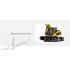 2 4g Rc Alloy Ball Grabber Engineering Truck Rtr 680 degree Rotation movable Stick Boom Claw led Light Huina 1571 Rc  Car 1 14