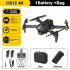 2 4g Rc Drone Rechargeable Mini Folding Quadcopter 4 Channels CS12 Hd 4k Dual Camera Remote Control Drone With Bag Grey Single Camera 2 Battery