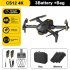 2 4g Rc Drone Rechargeable Mini Folding Quadcopter 4 Channels CS12 Hd 4k Dual Camera Remote Control Drone With Bag Black Single Camera 3Battery