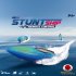 2 4g Remote Control Boat High Speed Double Sided Driving Stunt RC Boat with Light Summer Water Speedboat Toy Blue
