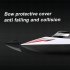 2 4g Remote Control Boat Children Long Battery Life High speed Speedboat with Light Blue