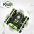 2 4g Remote Control Car Double sided Tumbling Amphibious Stunt Car Green handle watch control