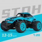 2.4g Remote Control Climbing Car 1:20 High Power Off-road Vehicle High-speed Racing Car For Boys Birthday Gift 33755 [blue] 1:18