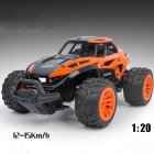 2.4g Remote Control Climbing Car 1:20 High Power Off-road Vehicle High-speed Racing Car For Boys Birthday Gift 33756 [orange] 1:18