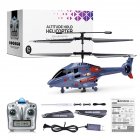 2 4g Remote Control Drone With Light Multi functional Fixed Height Electric Rc Alloy Helicopter Toy For Kids Gifts 727 blue