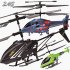 2 4g Remote Control Drone With Light Multi functional Fixed Height Electric Rc Alloy Helicopter Toy For Kids Gifts 727 blue