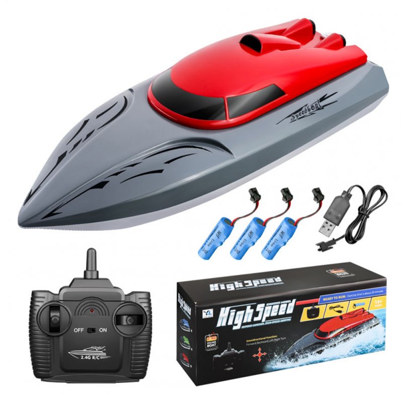 2.4g Remote Control High-speed Boat Rechargeable Children Racing RC Boat