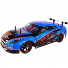 2.4g Remote Control High-speed Car Rechargeable Electric Drift Four-wheel Drive Racing Rc Car Toy For Children Gift Blue 1:10