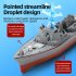 2 4g Remote Control Mini Boat Rechargeable Simulation Warship Summer Water Toys for Children Birthday Gifts 803C054A
