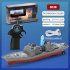 2 4g Remote Control Mini Boat Rechargeable Simulation Warship Summer Water Toys for Children Birthday Gifts 803A