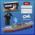 2 4g Remote Control Mini Boat Rechargeable Simulation Warship Summer Water Toys for Children Birthday Gifts 803B