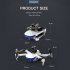 2 4g Remote Control Mini Drone Brushless HD Aerial Photography Folding Quadcopter Aircraft Toys 4k Camera Orange