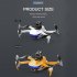 2 4g Remote Control Mini Drone Brushless HD Aerial Photography Folding Quadcopter Aircraft Toys 4k Camera Orange